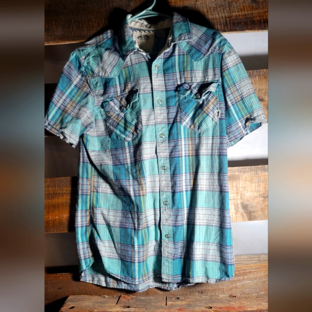 Vans snap button shirt
